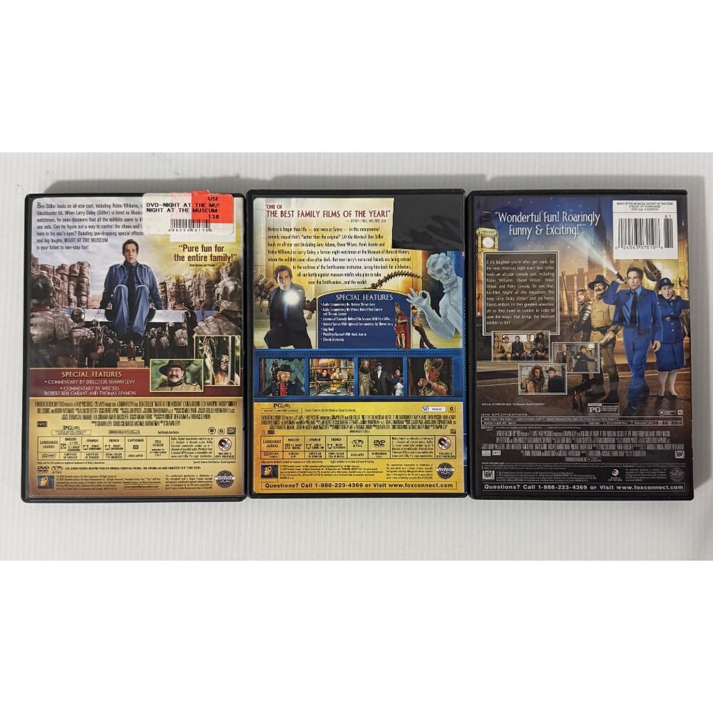 Night At The Museum Complete Trilogy Comedy Adventure DVD - Picture 2 of 6
